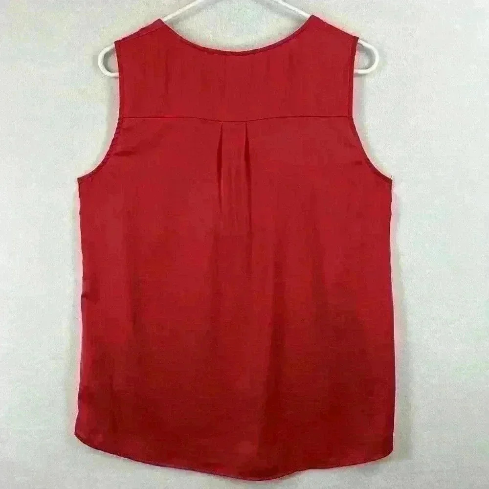 CAbi Top Coral Women’s Medium Sleeveless Crew Neck Polyester - Picture 2 of 8